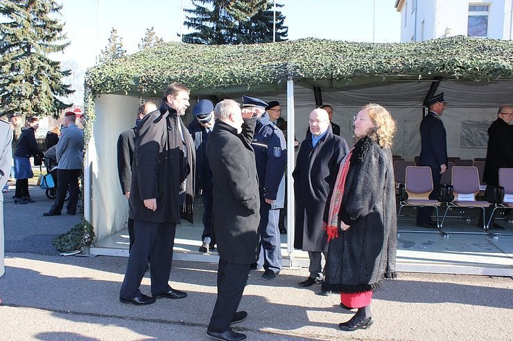 Indienststellung  des neuen Bataillons in Th&uuml;ringen