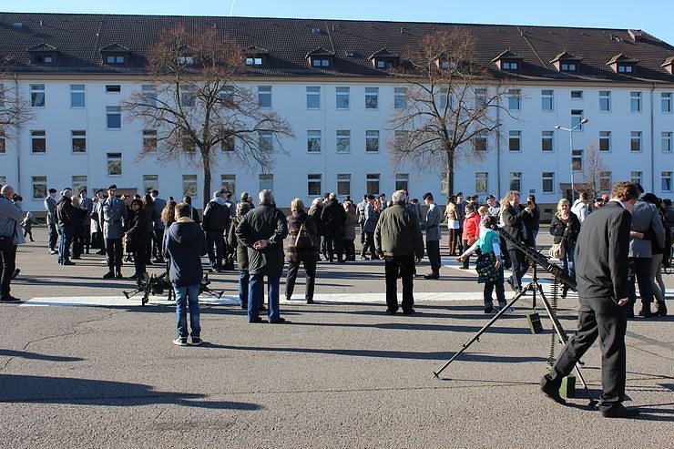Indienststellung  des neuen Bataillons in Th&uuml;ringen