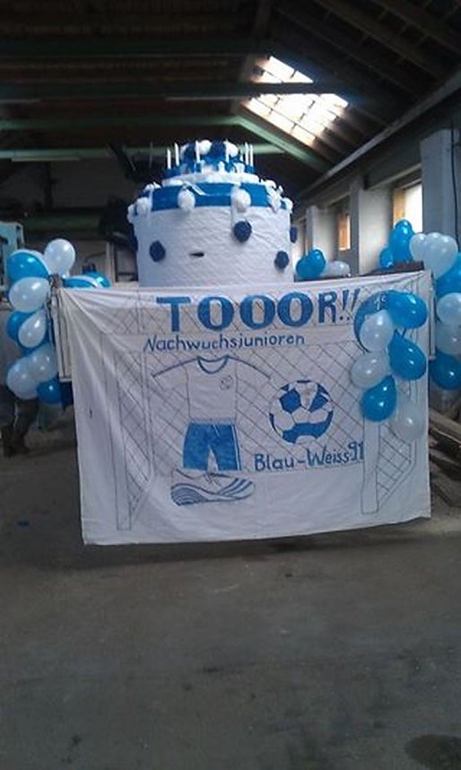 Frankenhusen allemohl in Blau und Wei&szlig;