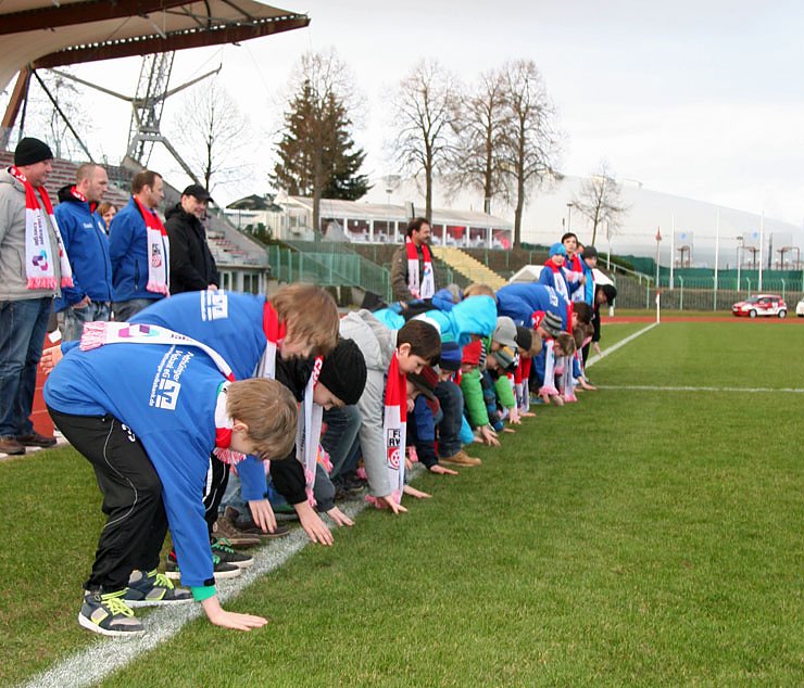 Heimspielkidsaktion bei Rot-Wei&szlig; Erfurt