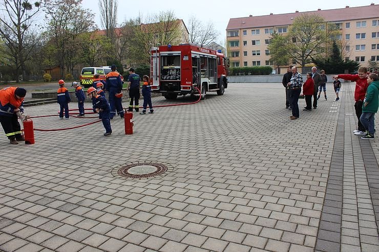 Ansturm auf die Schule