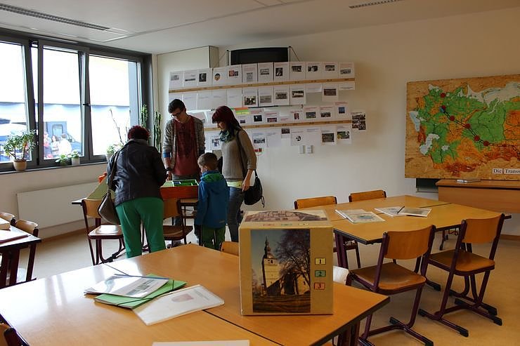 Ansturm auf die Schule
