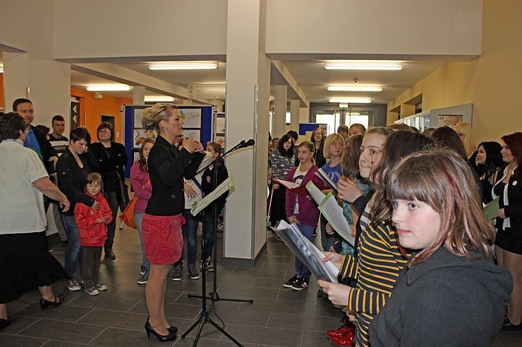 Ansturm auf die Schule