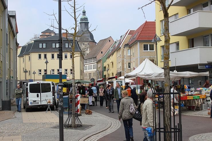 Ansturm auf Ostermarkt