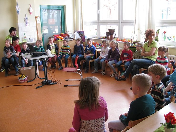 Verkehrssicherheitstag in der  Kindervilla
