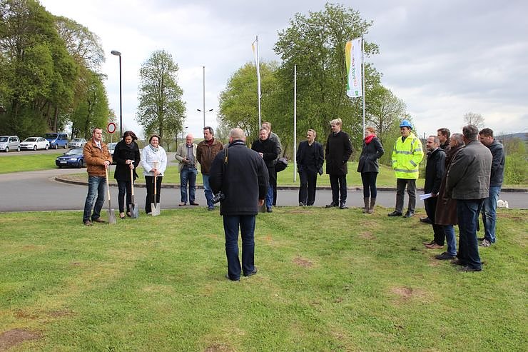 Errichtung eines Blickfangs begonnen