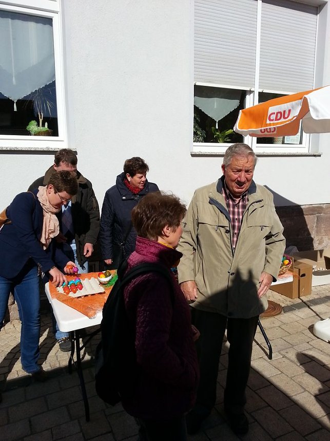 Gelungene Ostereieraktion der CDU