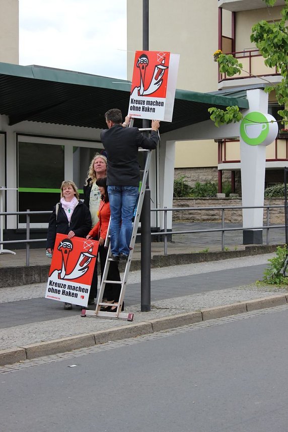 Kreuze machen ohne Haken