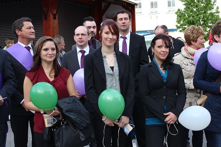 Fliederkrone gesetzt