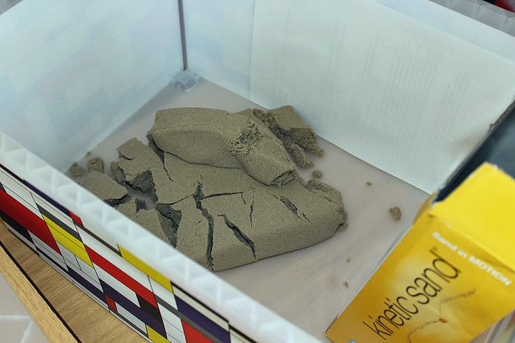 Besonderer Sand zum Spielen