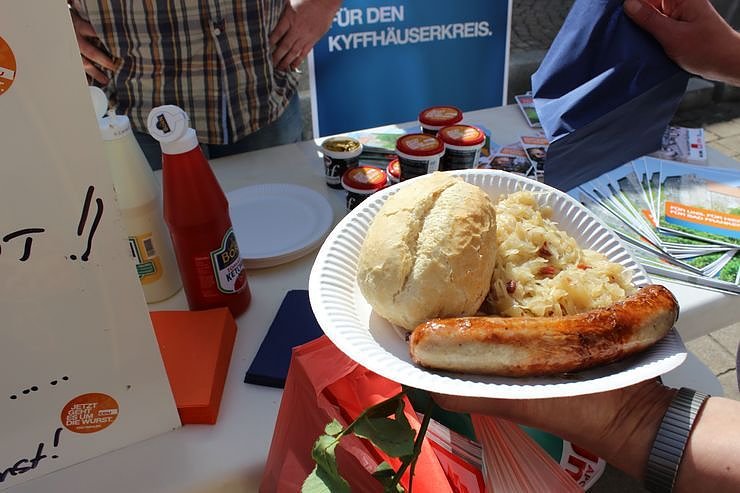 Wahlimpressionen aus Bad Frankenhausen