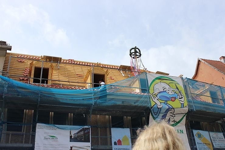 Richtfest ehem. Caf&eacute; Pille