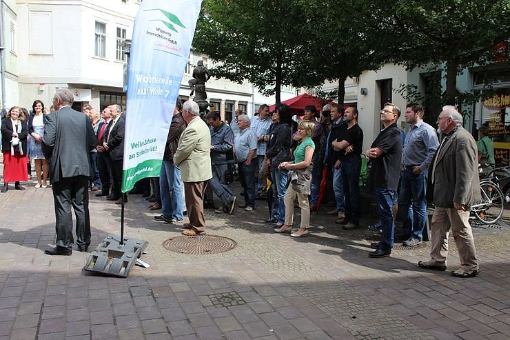 Richtfest ehem. Caf&eacute; Pille