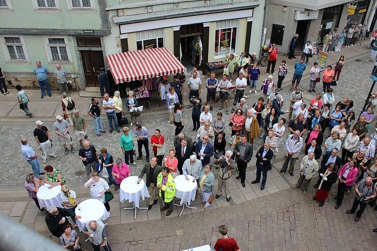 Richtfest ehem. Caf&eacute; Pille