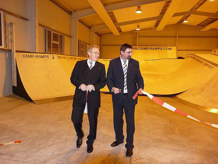 Einweihung Skaterbahn
