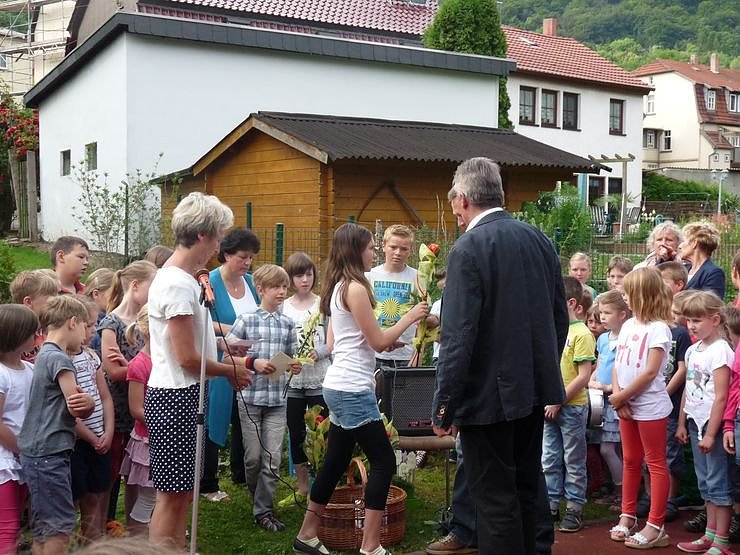 Schulgarten eingeweiht