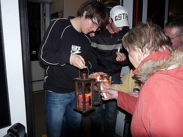 Friedenslicht in Sondershausen