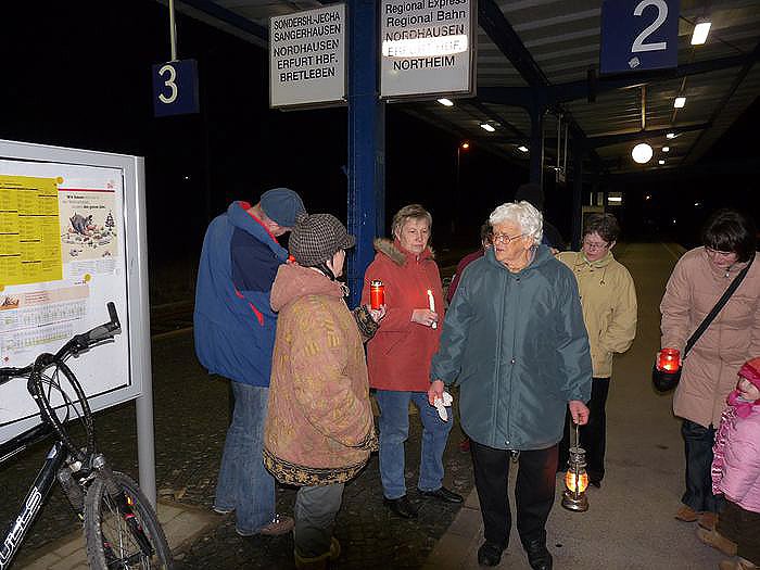 Friedenslicht in Sondershausen