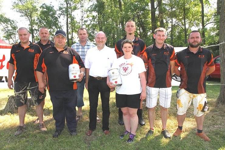 Hitzeschlacht zum Kreisfeuerwehrtag