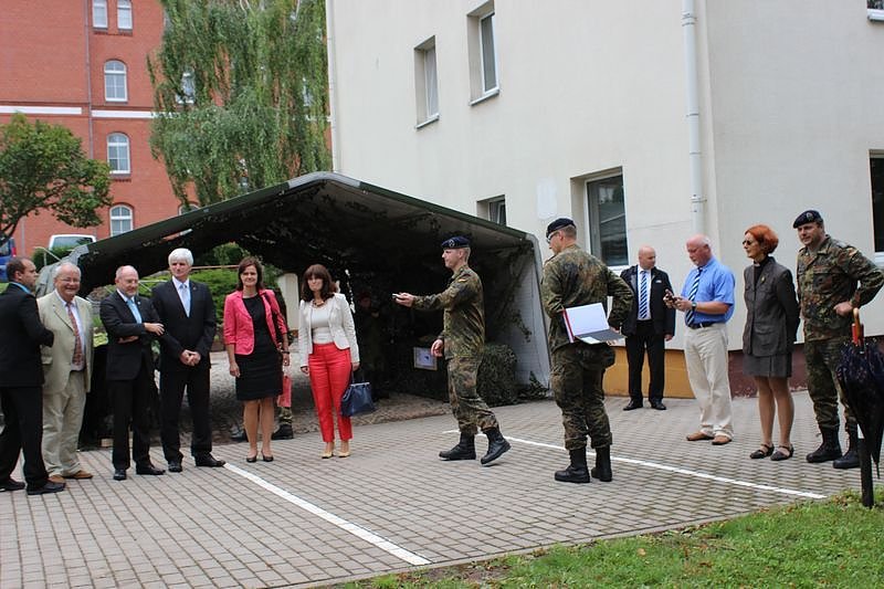 Gespr&auml;che mit der Verteidigungsministerin