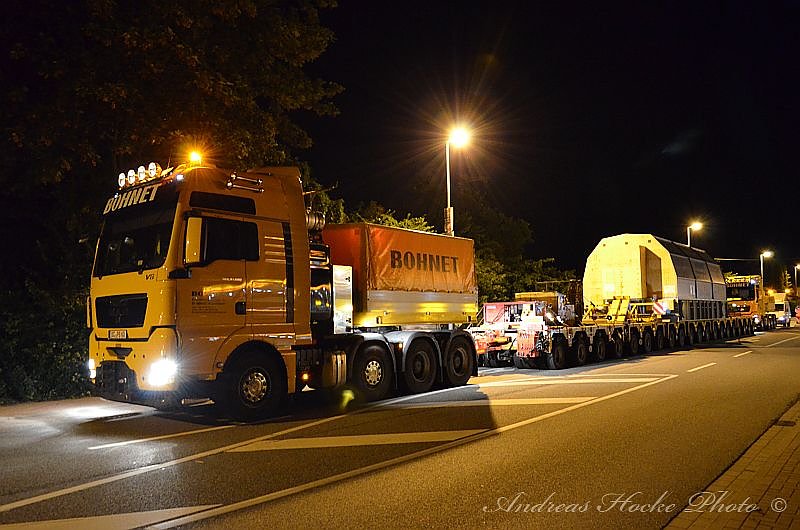 Schwertransport durch Greu&szlig;en