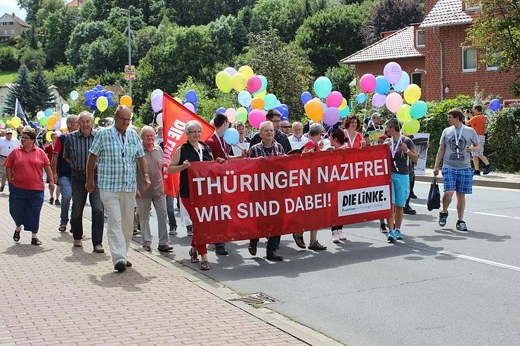 Zeichen gegen Rechts gesetzt