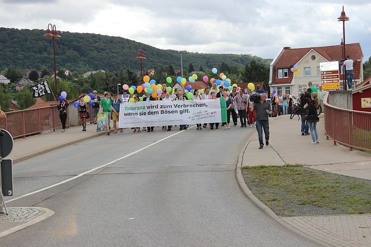 Zeichen gegen Rechts gesetzt