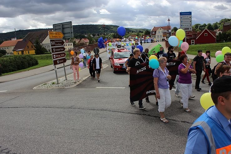 Zeichen gegen Rechts gesetzt
