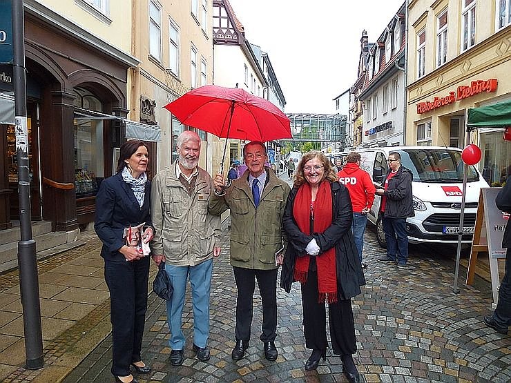 Franz M&uuml;ntefering in Sondershausen