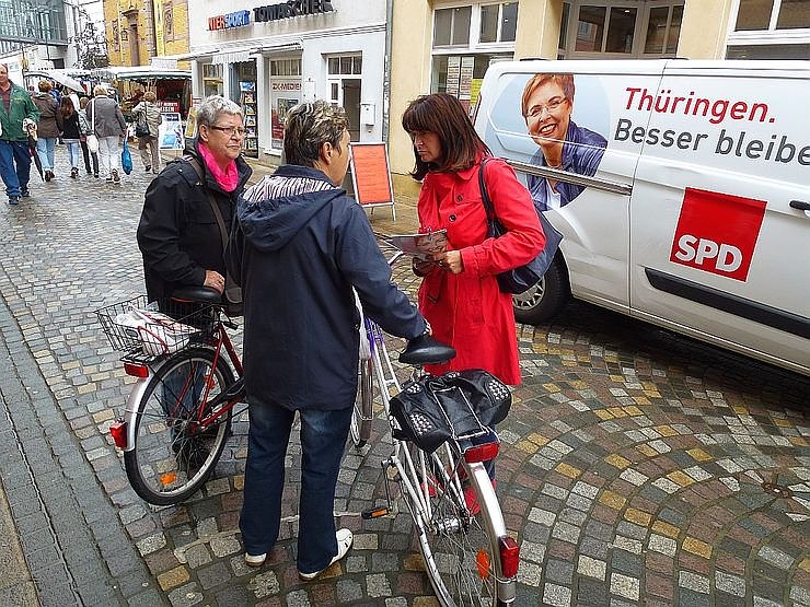 Franz M&uuml;ntefering in Sondershausen