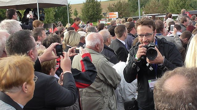 Angela Merkel in Leinefelde