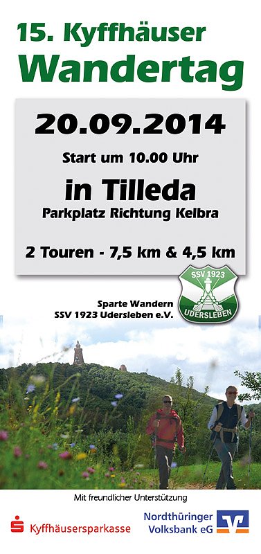 Wandergebiet Kyffh&auml;userkreis