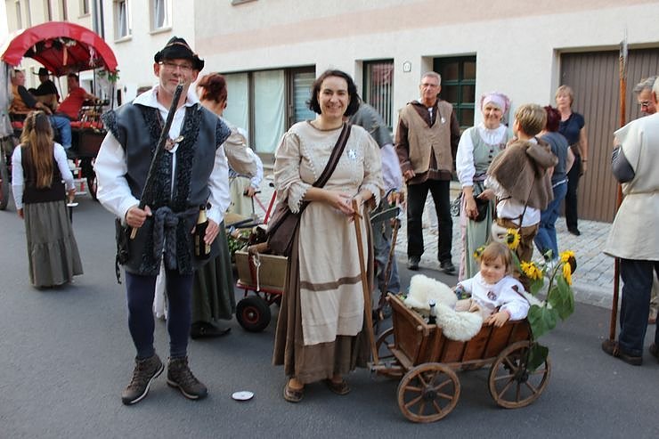 Bauernheer zog durch Bad Frankenhausen