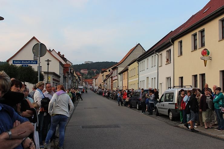 Bauernheer zog durch Bad Frankenhausen