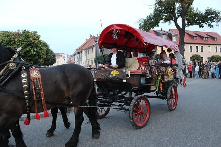 Bauernheer zog durch Bad Frankenhausen