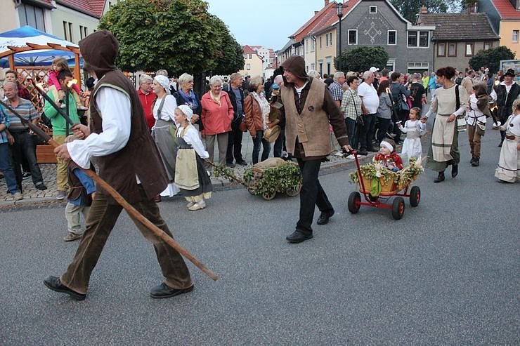 Bauernheer zog durch Bad Frankenhausen