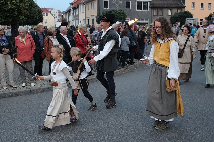 Bauernheer zog durch Bad Frankenhausen