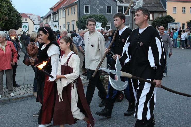 Bauernheer zog durch Bad Frankenhausen