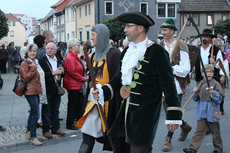 Bauernheer zog durch Bad Frankenhausen