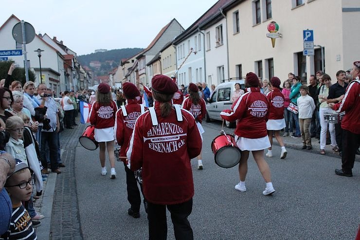 Bauernheer zog durch Bad Frankenhausen