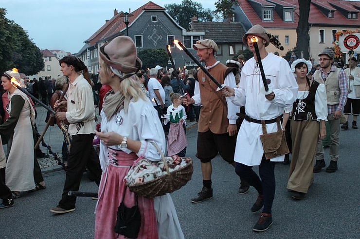 Bauernheer zog durch Bad Frankenhausen