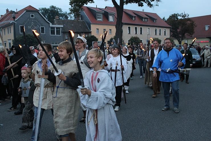 Bauernheer zog durch Bad Frankenhausen