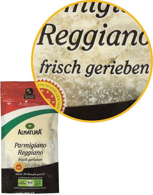Frisch gerieben: Das suggeriert mehr Frische als "gerieben". Doch jeder geriebene Parmesan ist unverz&uuml;glich zu verpacken