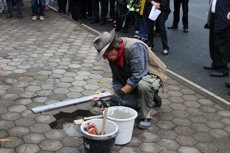Stolpersteine in Sondershausen verlegt