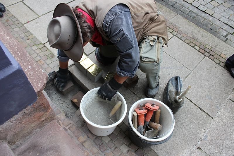 Stolpersteine in Sondershausen verlegt