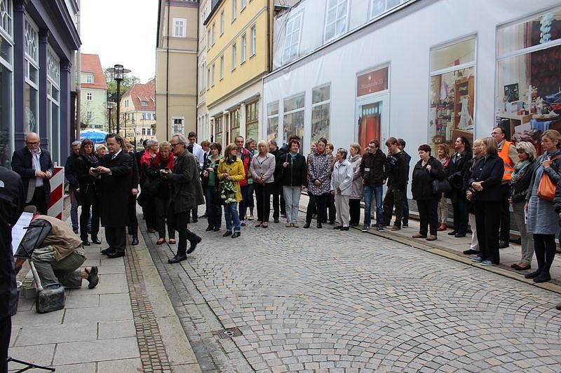 Stolpersteine in Sondershausen verlegt