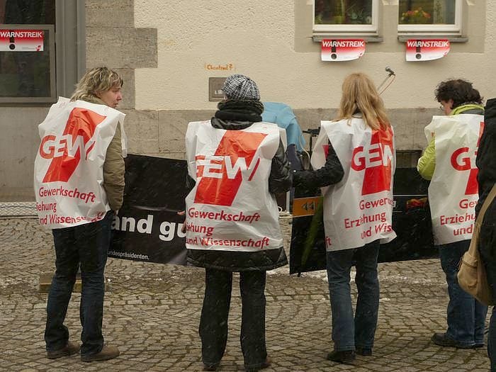 Warnstreik in Nordhausen