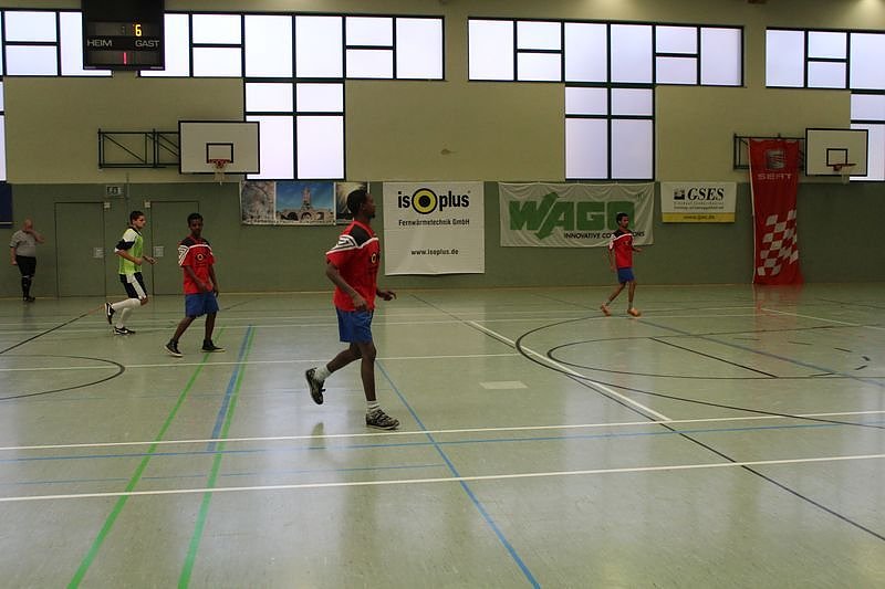 Freundschaftsspiel mit Asylbewerbern