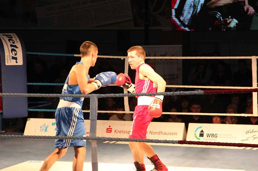 Boxnacht mit einem klaren Sie f&uuml;r den Nordh&auml;user Sportverein