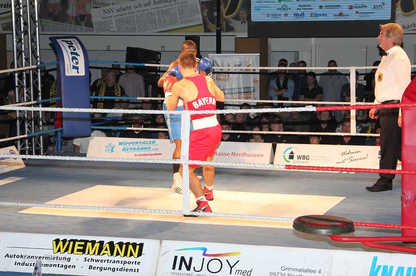 Boxnacht mit einem klaren Sie f&uuml;r den Nordh&auml;user Sportverein
